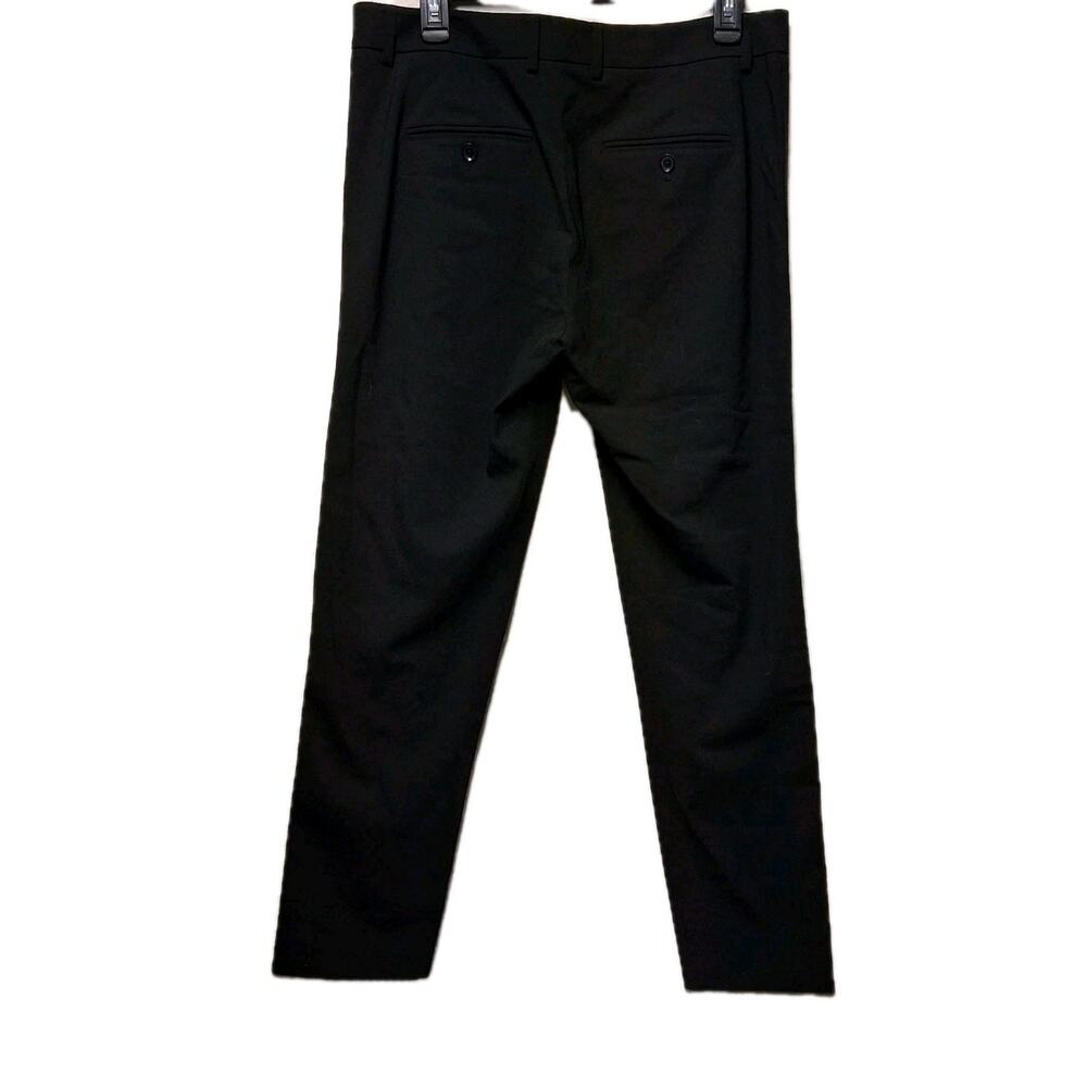Vince Wool Blend Black Tapered Trouser Dress Pants Capsule Wardrobe size 10